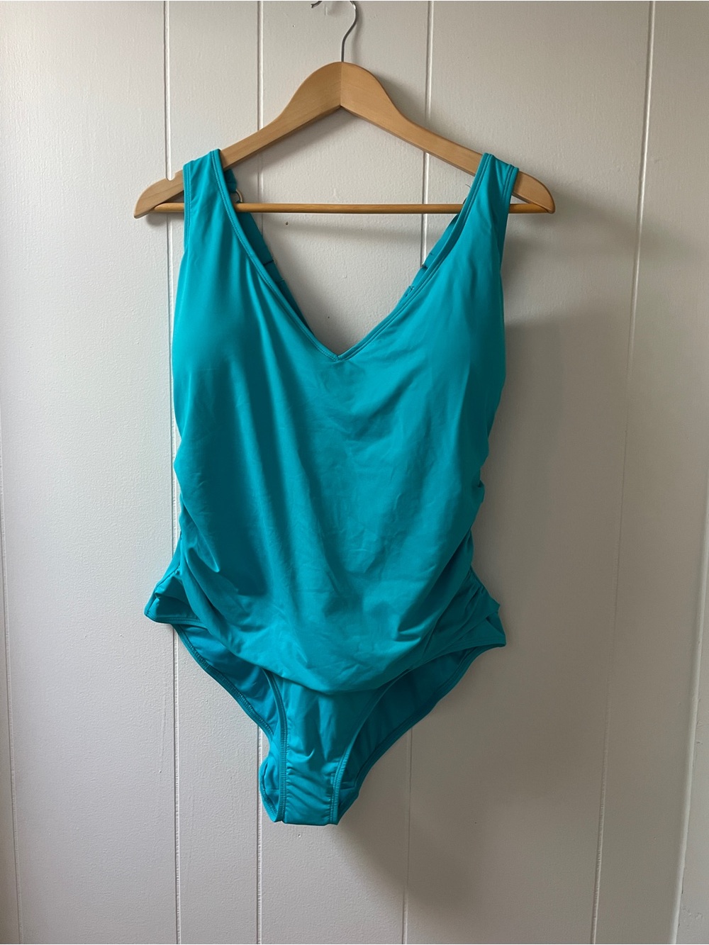 Anne Cole Turquoise One-Piece Swimsuit